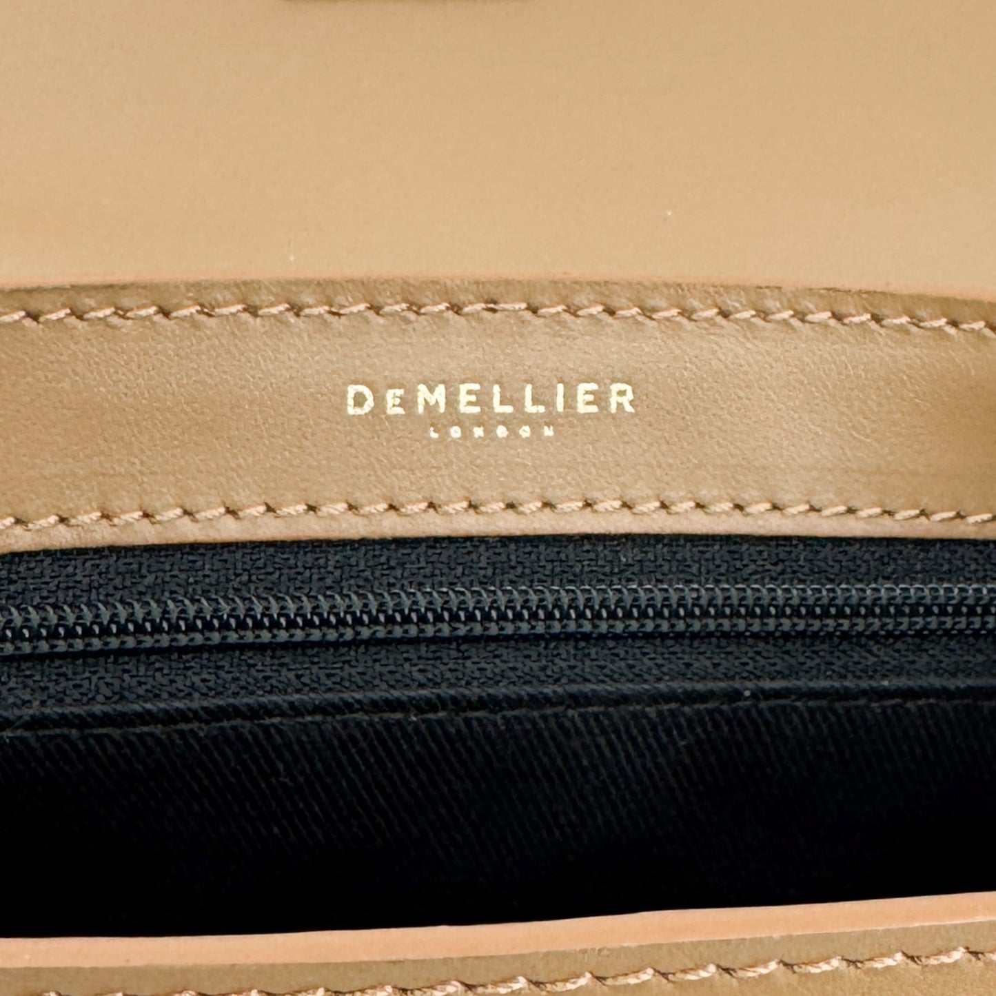 DeMellier London Toffee Brown Smooth Leather Nano Montreal Bag