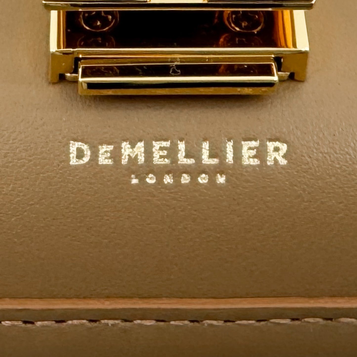 DeMellier London Toffee Brown Smooth Leather Nano Montreal Bag