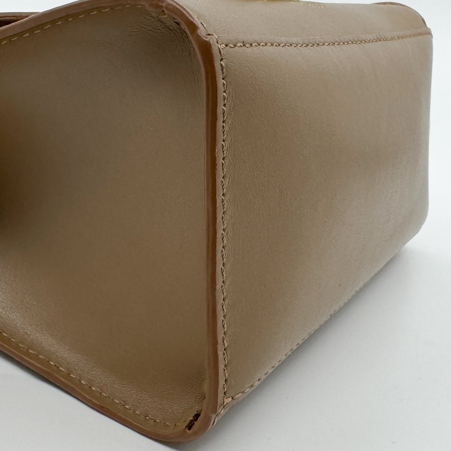 DeMellier London Toffee Brown Smooth Leather Nano Montreal Bag