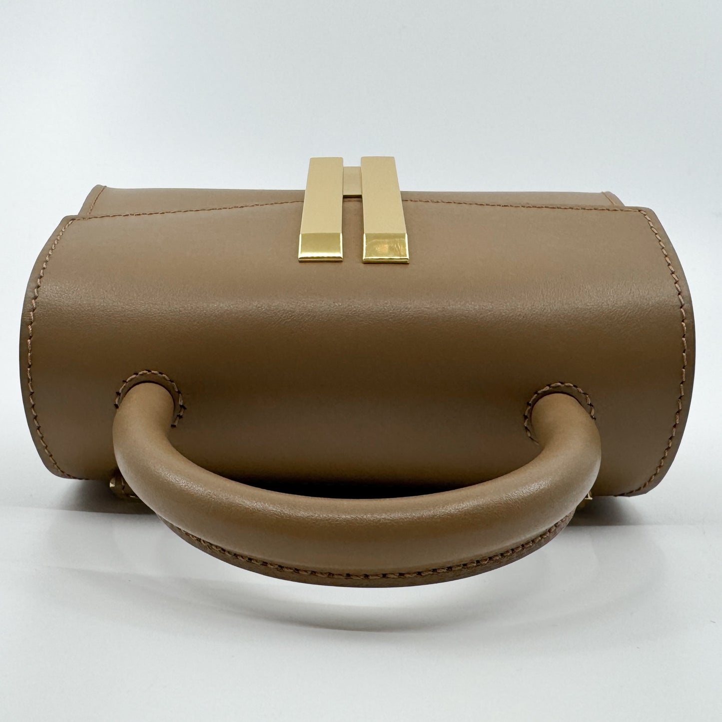 DeMellier London Toffee Brown Smooth Leather Nano Montreal Bag