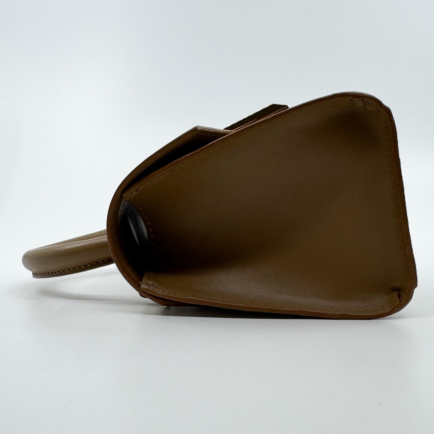 DeMellier London Toffee Brown Smooth Leather Nano Montreal Bag