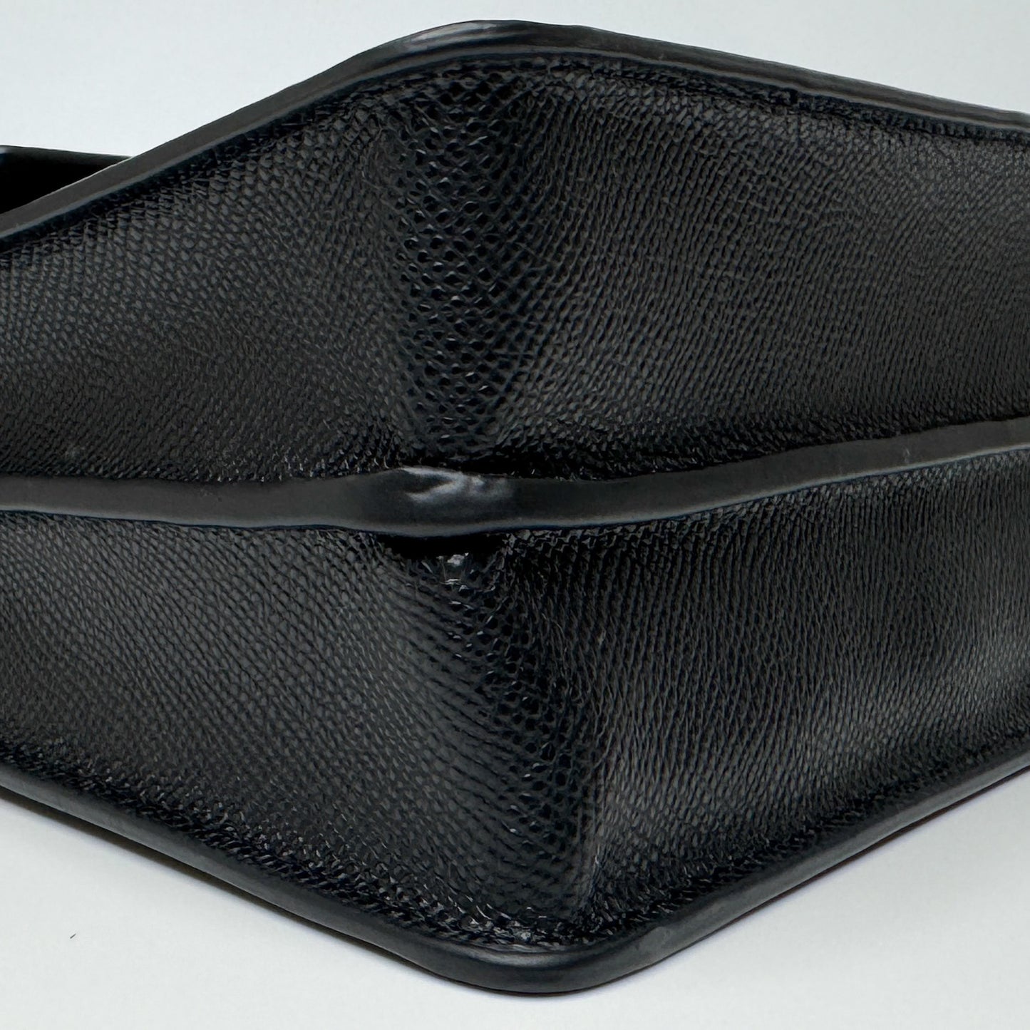 Furla Black Grainy Leather Venere Mini Crossbody Bag