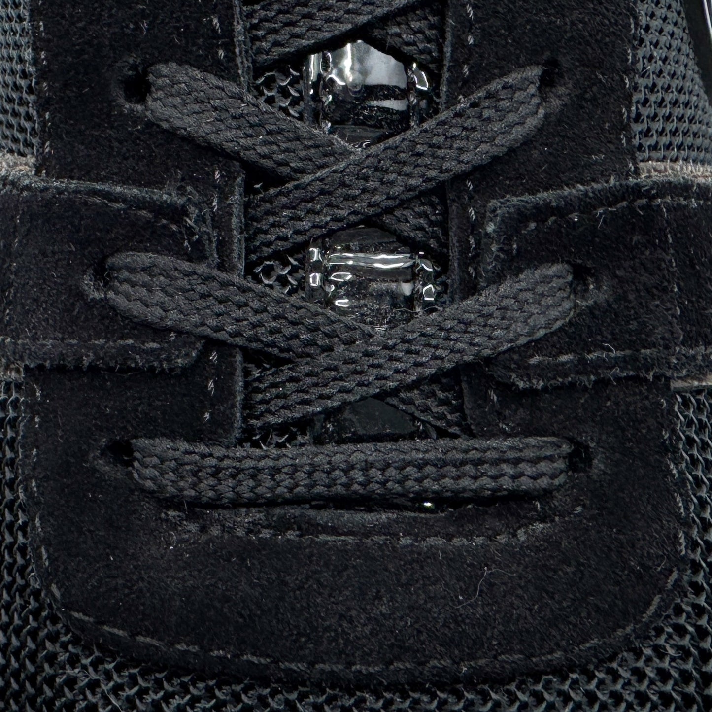 Louis Vuitton Black Mesh Leather Monogram Canvas Run Away Sneakers EU38 ~ AU7