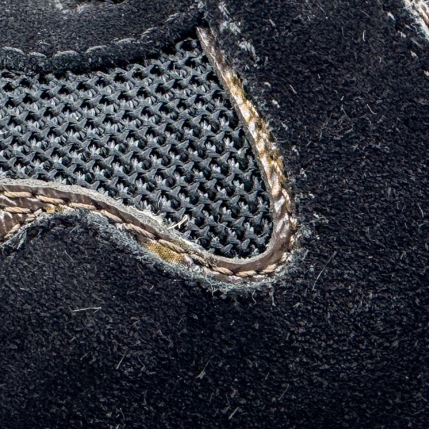 Louis Vuitton Black Mesh Leather Monogram Canvas Run Away Sneakers EU38 ~ AU7