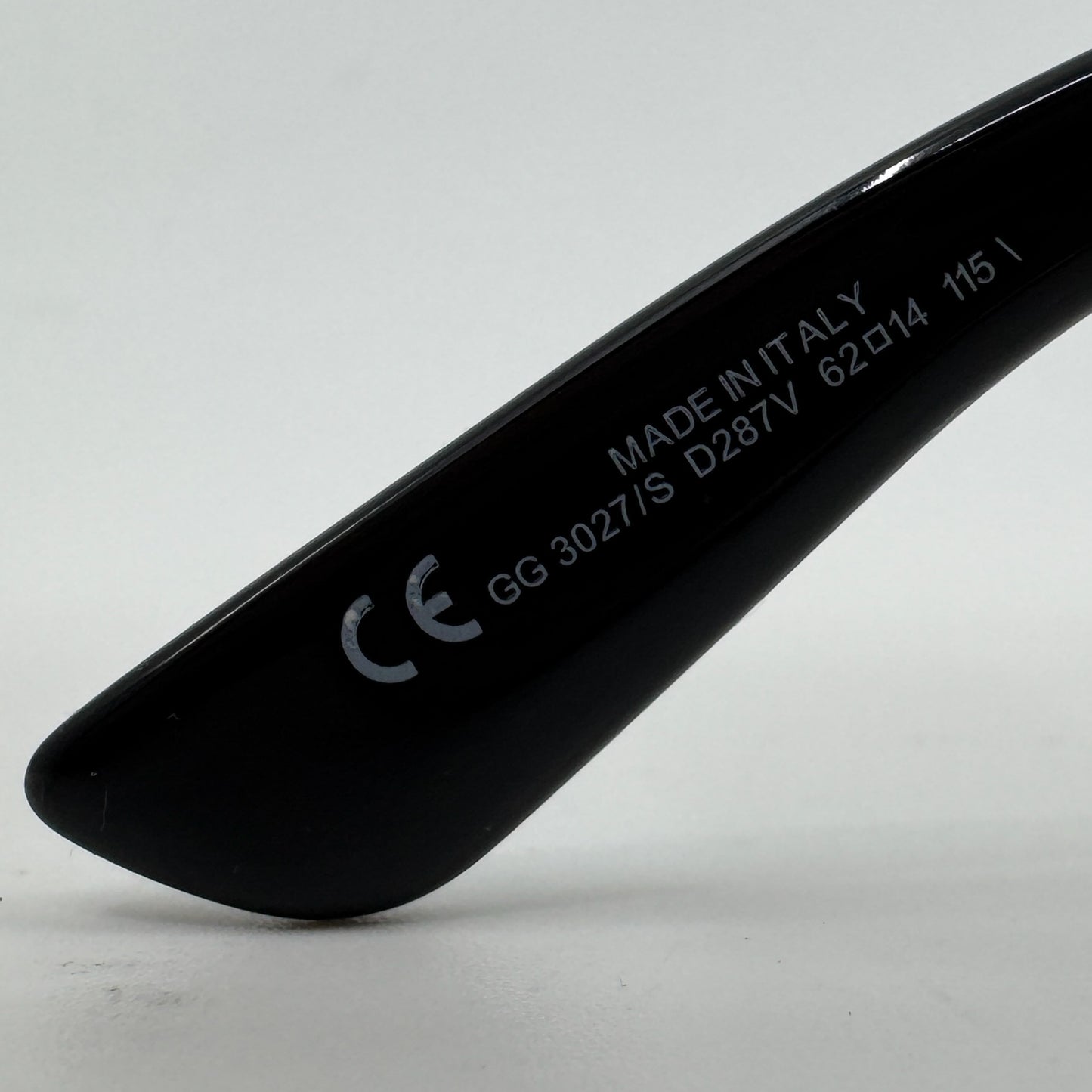 Gucci Black Square GG Logo Sunglasses GG 3027/S