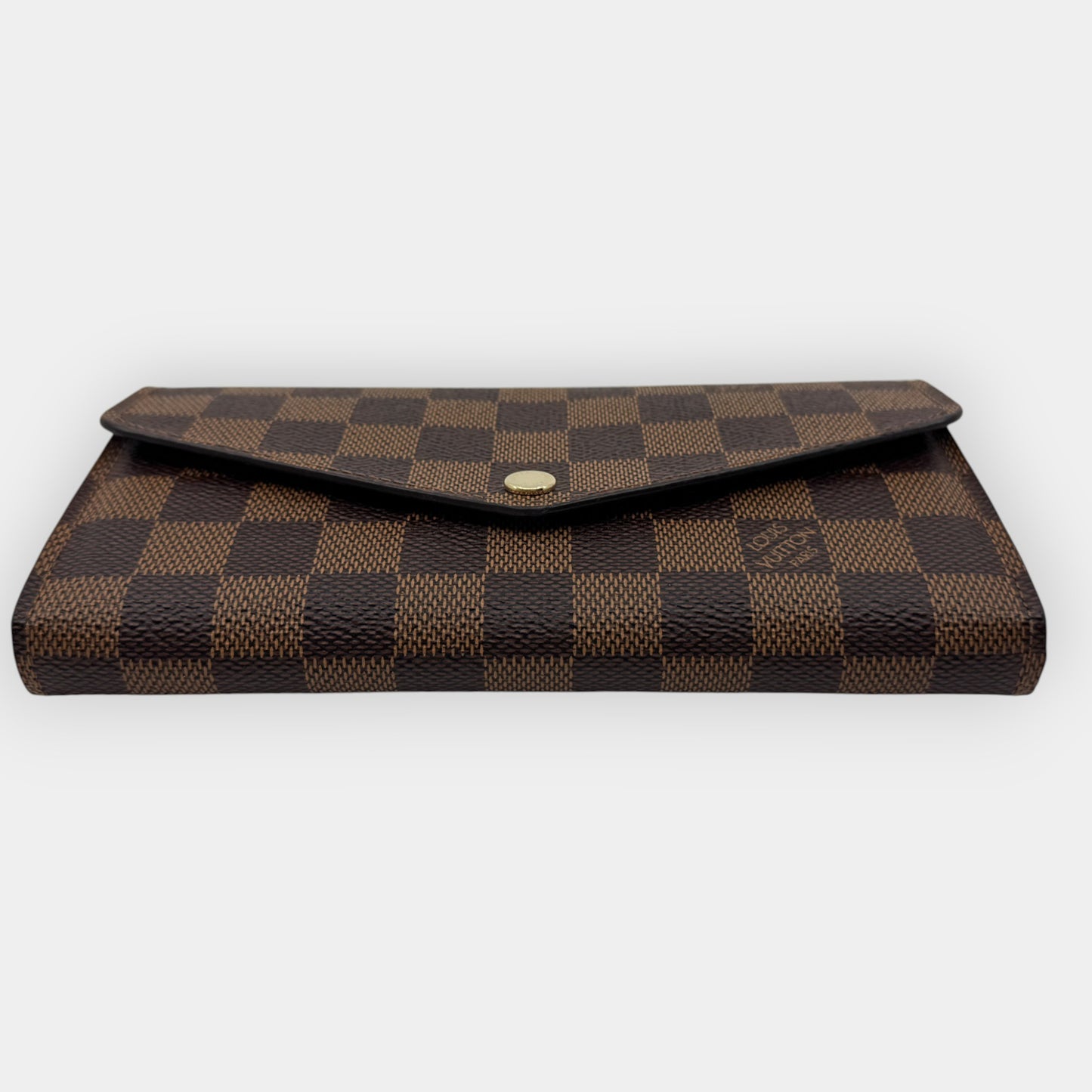 Louis Vuitton Brown Damier Ebene Sarah Wallet