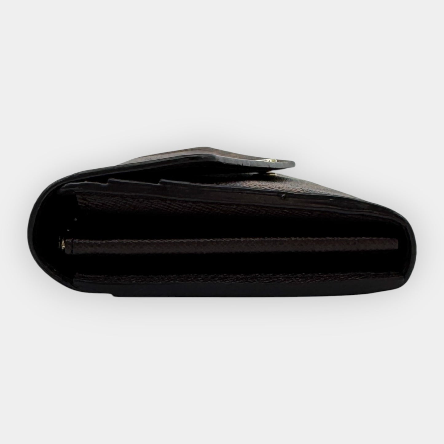 Louis Vuitton Brown Damier Ebene Sarah Wallet