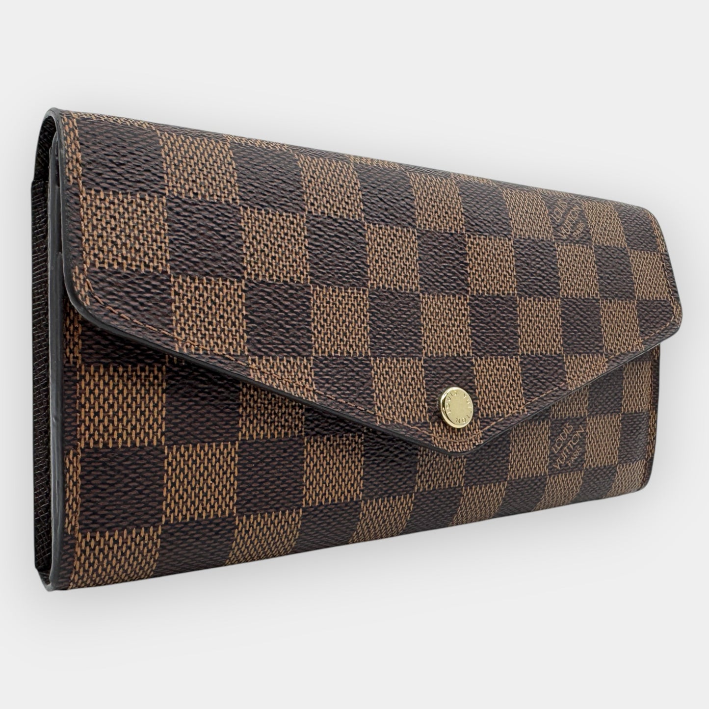 Louis Vuitton Brown Damier Ebene Sarah Wallet