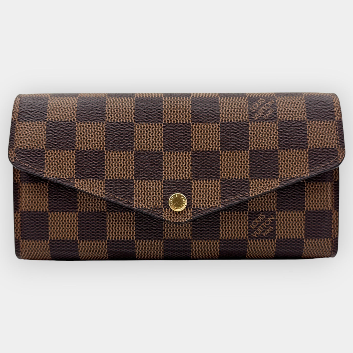 Louis Vuitton Brown Damier Ebene Sarah Wallet