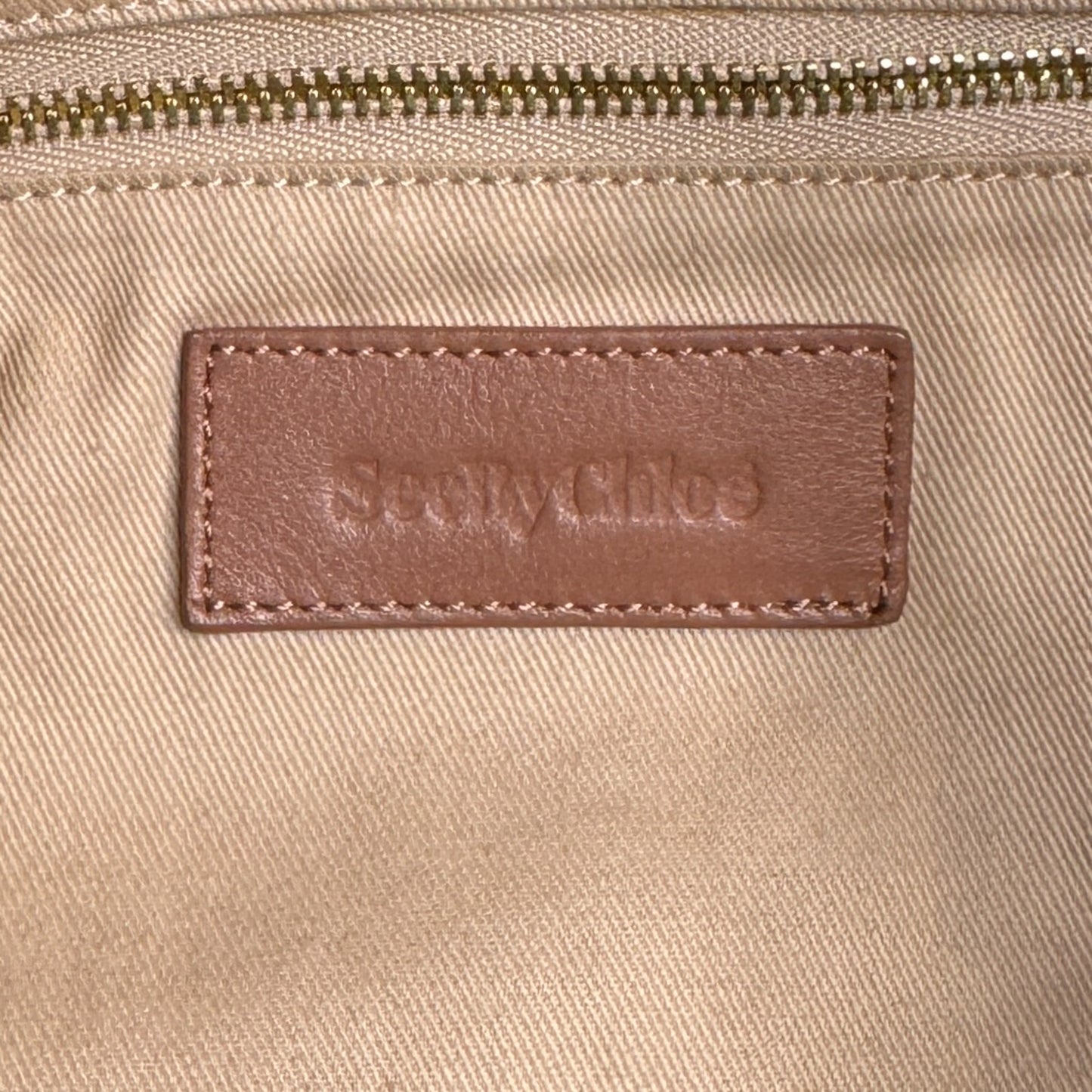 See By Chloe Blush Pink Leather Medium Tote Bag