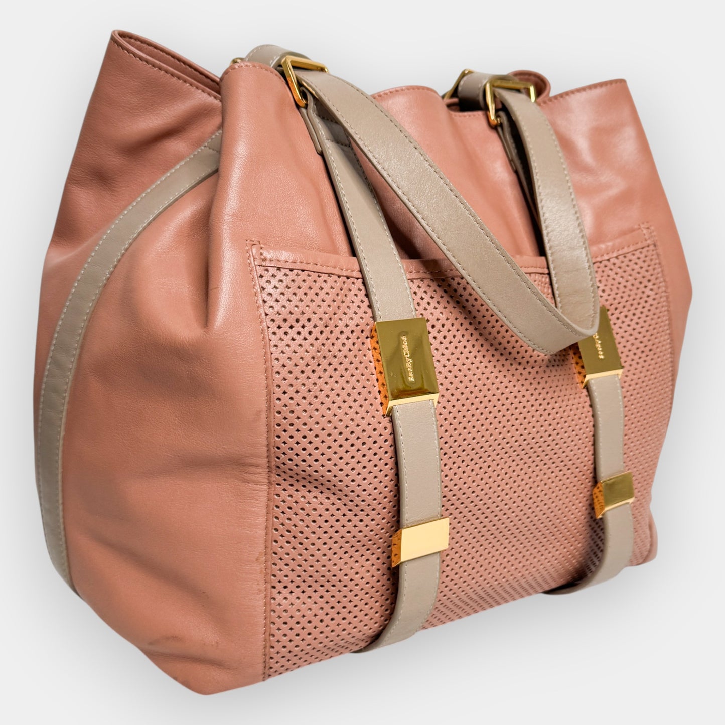 See By Chloe Blush Pink Leather Medium Tote Bag
