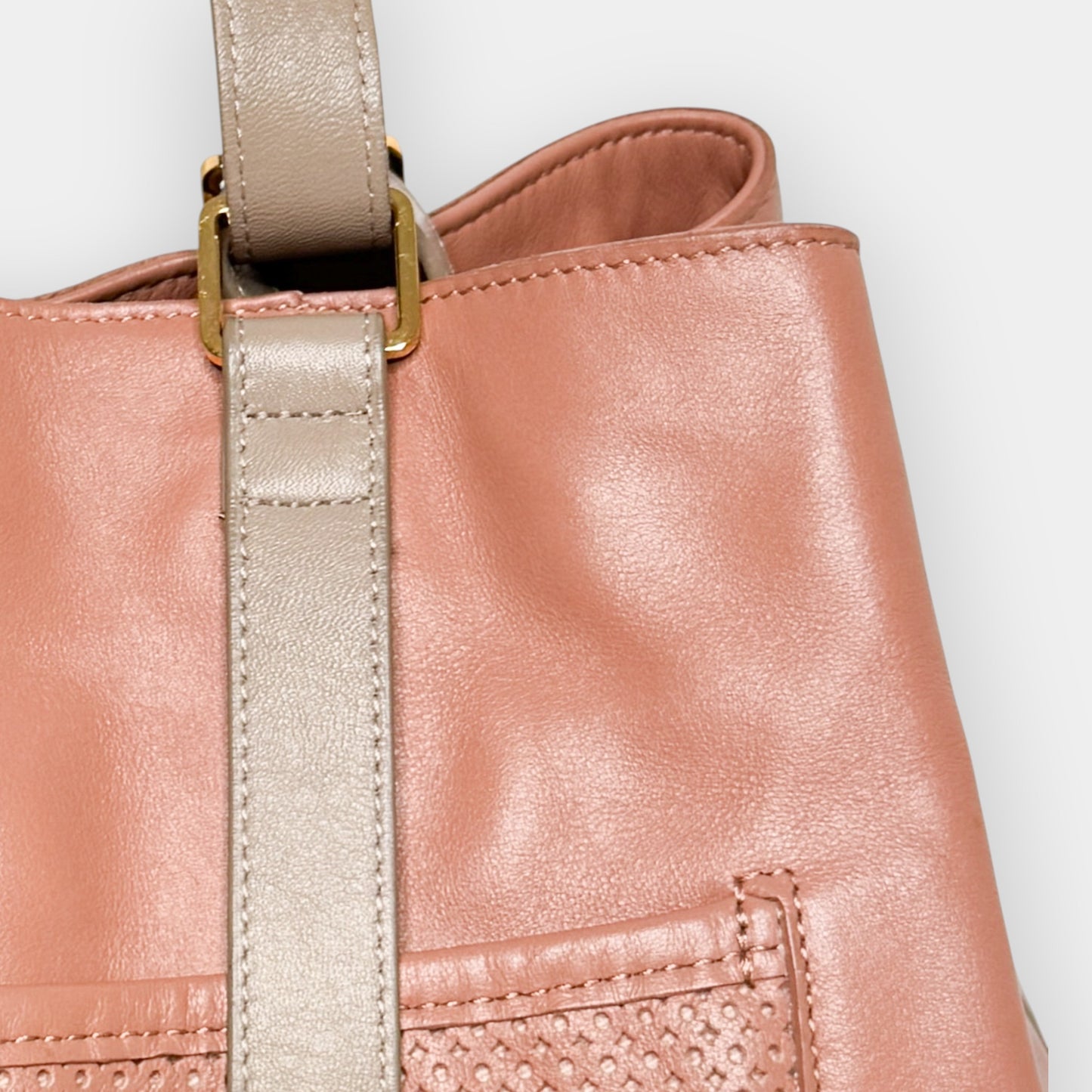 See By Chloe Blush Pink Leather Medium Tote Bag