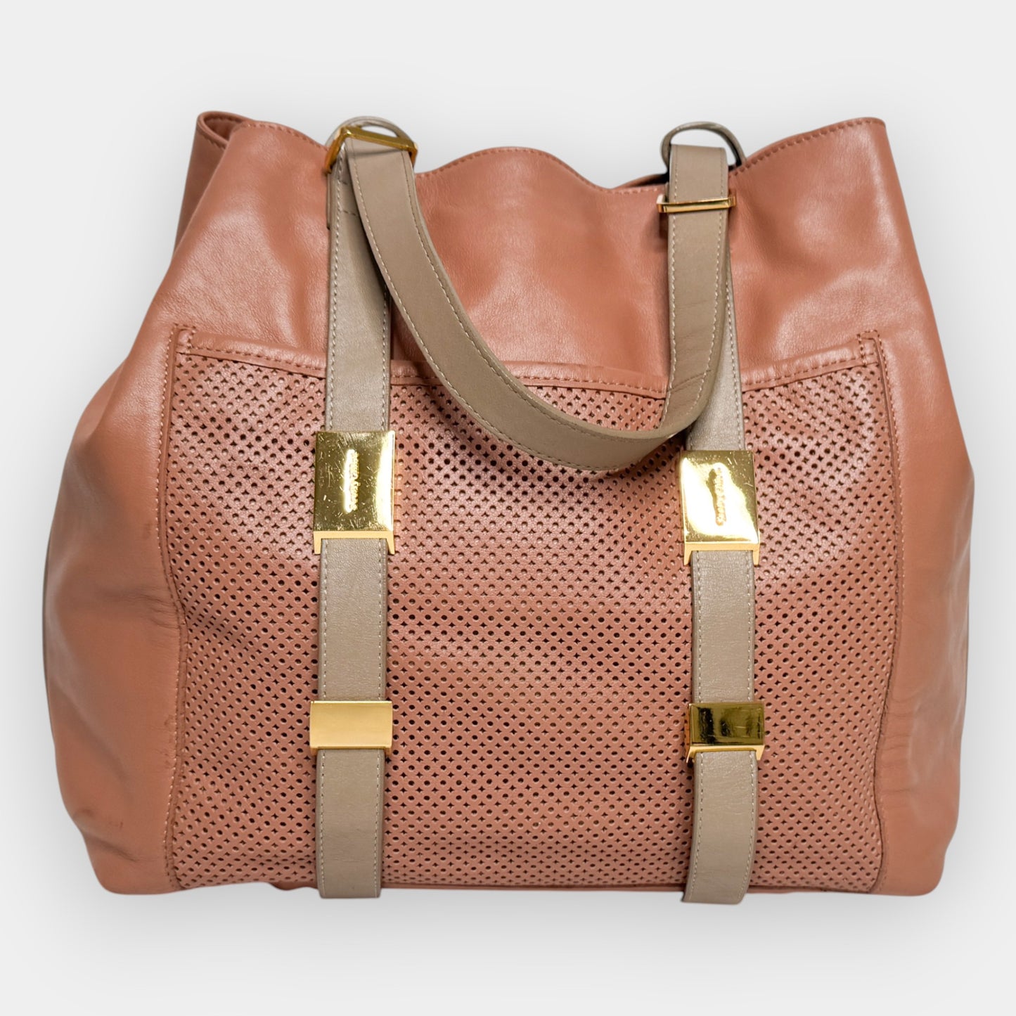 See By Chloe Blush Pink Leather Medium Tote Bag