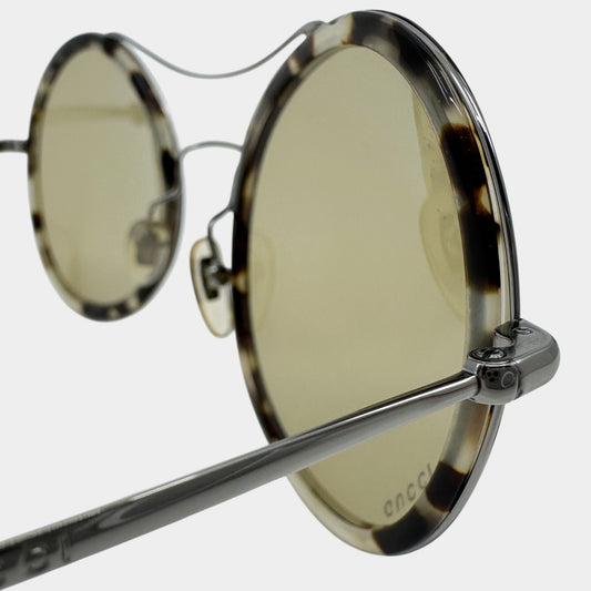 Gucci Vintage Tortoiseshell & Silver Round Sunglasses GG4252/N/S