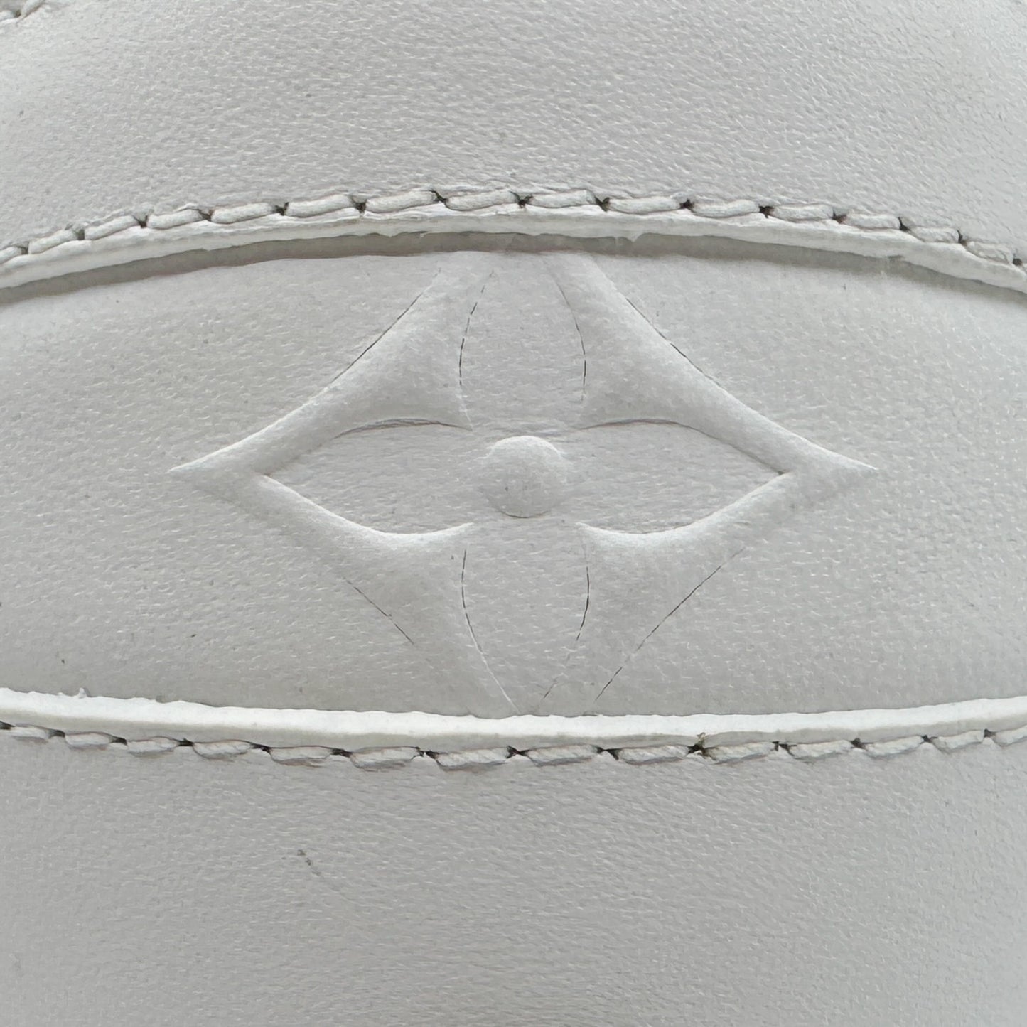 Louis Vuitton White Leather Gold Trim Run Away Sneakers EU38 ~ AU7