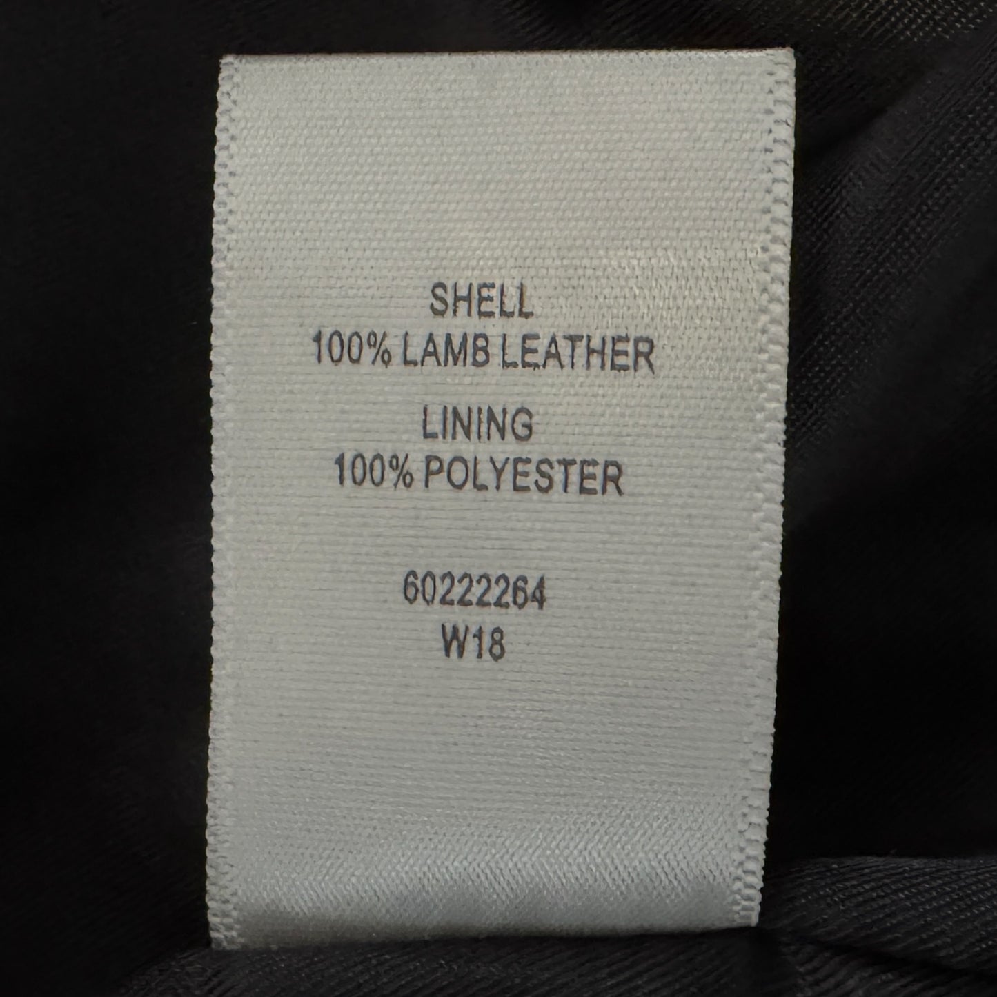 Witchery Limited Edition Black Floral Leather Jacket AU6 ~ Small
