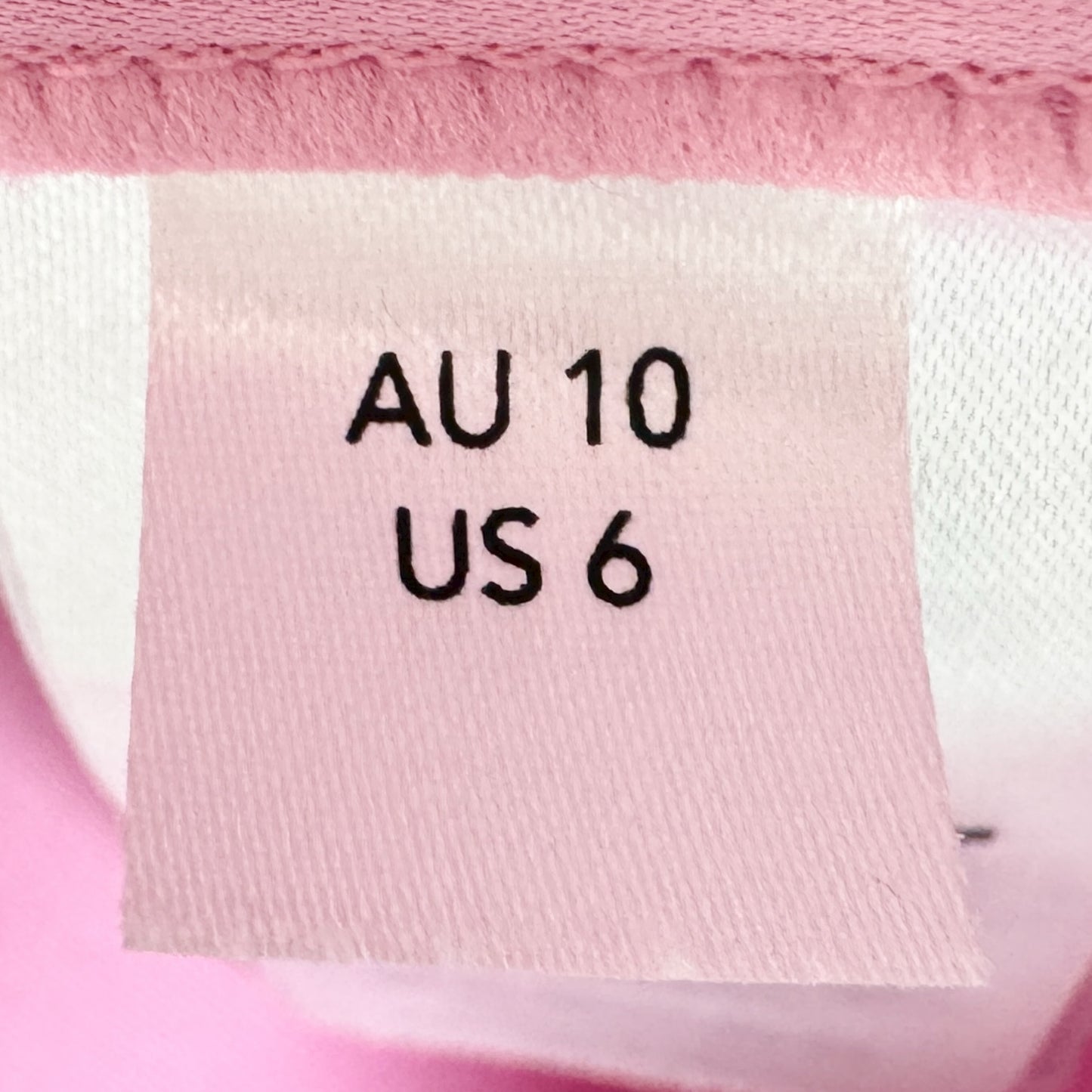 Acler Pop Pink Habana Fitted Midi Dress Small ~ AU8