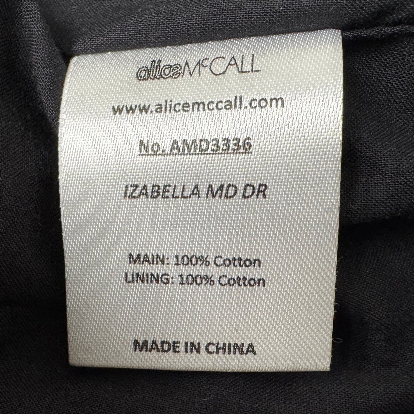 Alice McCall Black & White Floral Izabella Midi Dress AU8 ~ Small