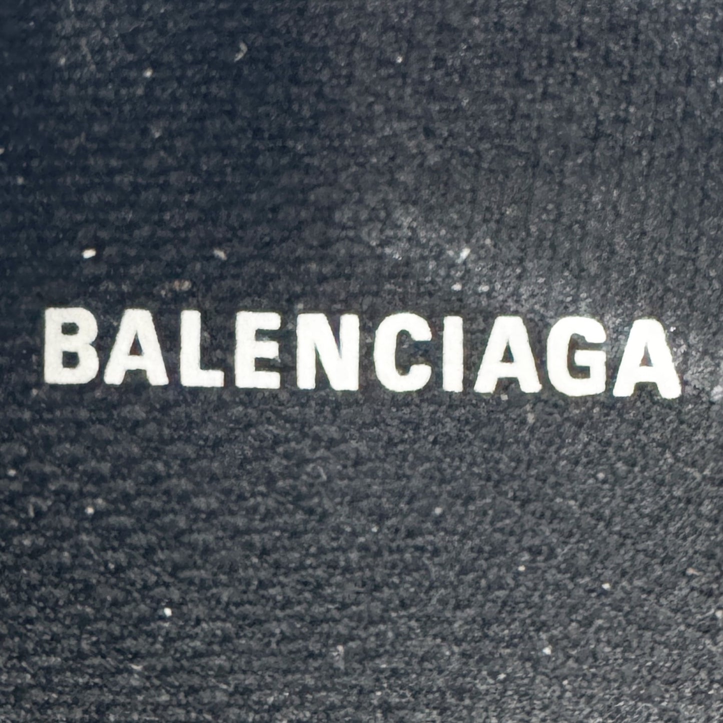 Balenciaga Black Canvas Triple S Sneakers EU38 ~ AU7