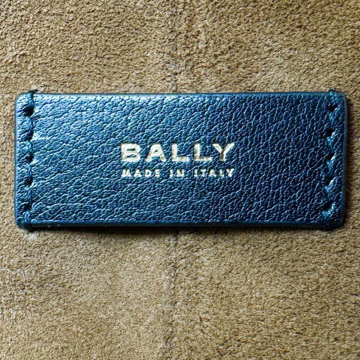Bally Belle Alpine Black Leather Large Tote Bag