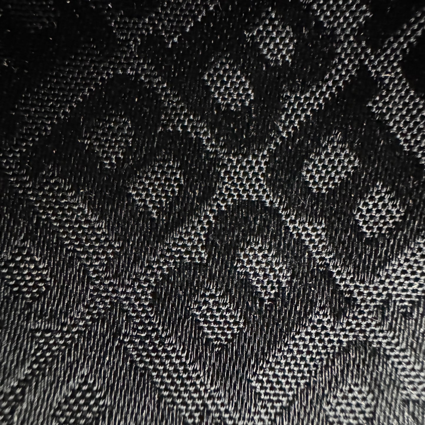 Bally Vintage Black Grey Metallic Stripe Shoulder Bag