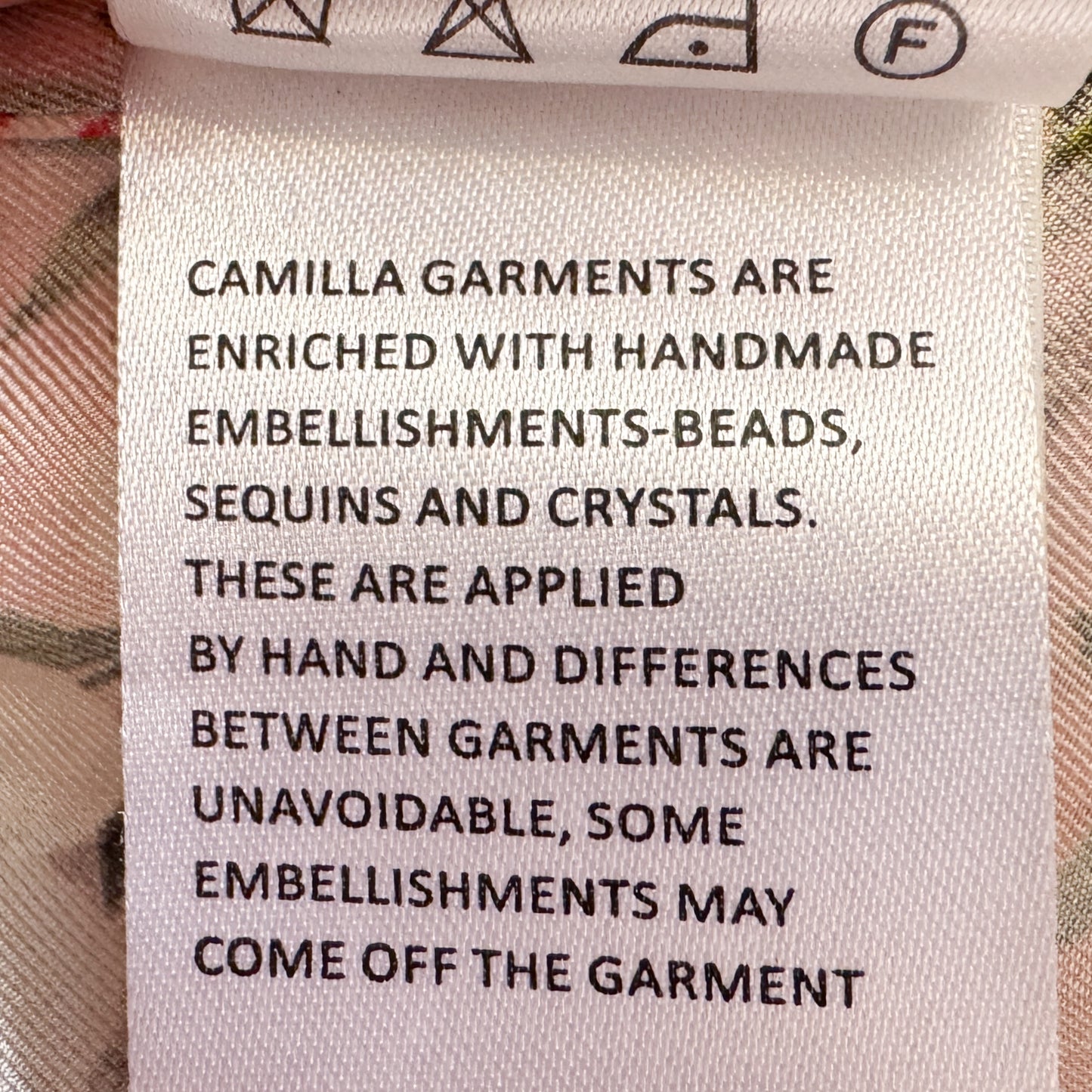 Camilla Pink Silk Party In The Palace Wide Leg Pants Small ~ AU8-10