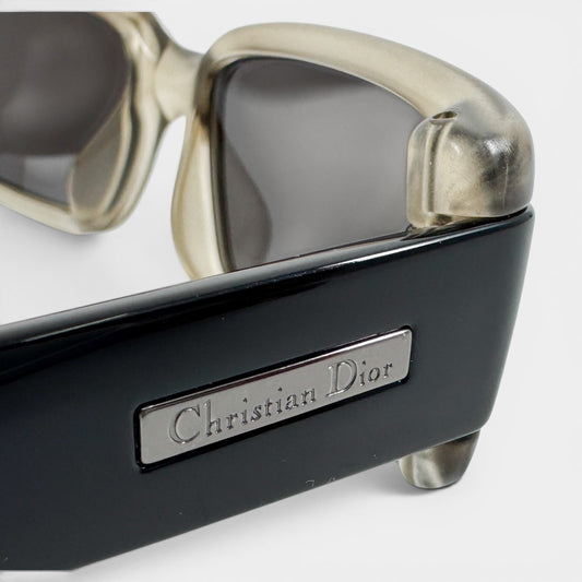 Christian Dior Vintage Green Grey Brooklyn Sunglasses