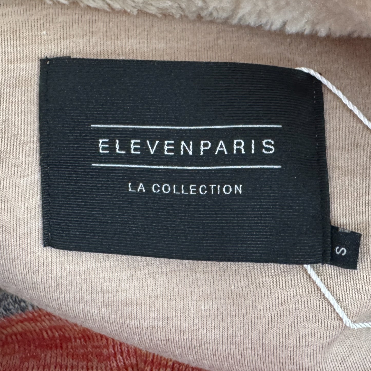Eleven Paris Cream Fleece Bomber Jacket Small ~ AU8-10