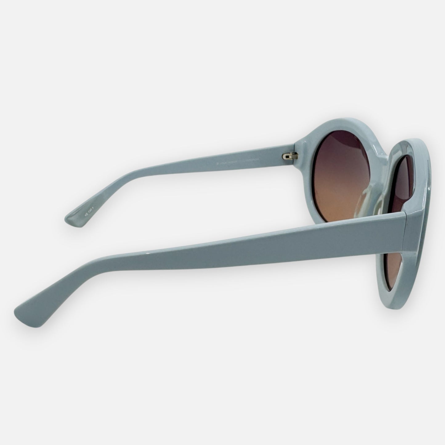 Eley Kishimoto Pale Blue Round Sunglasses