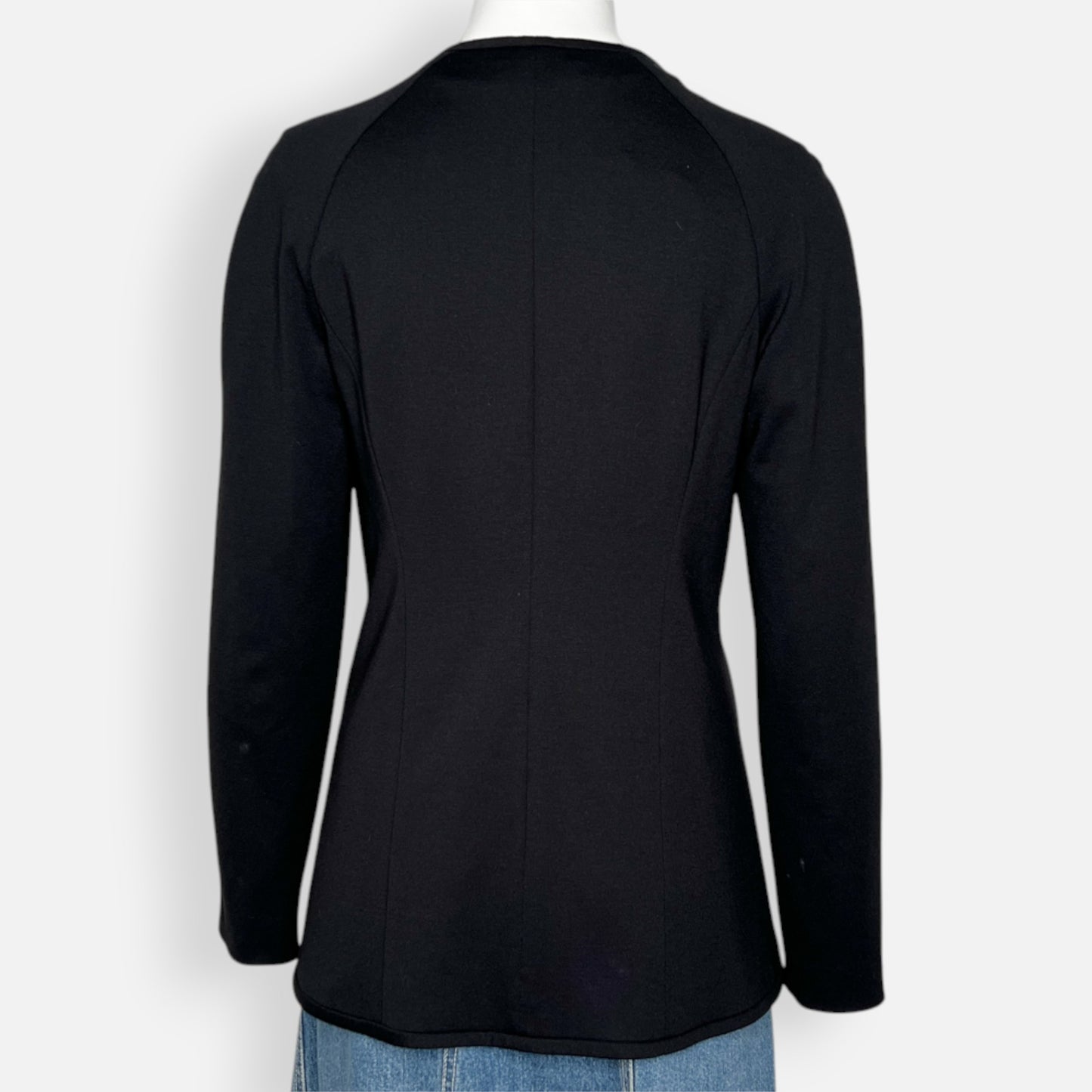 Emporio Armani Black Zip Jacket AU10 ~ IT42