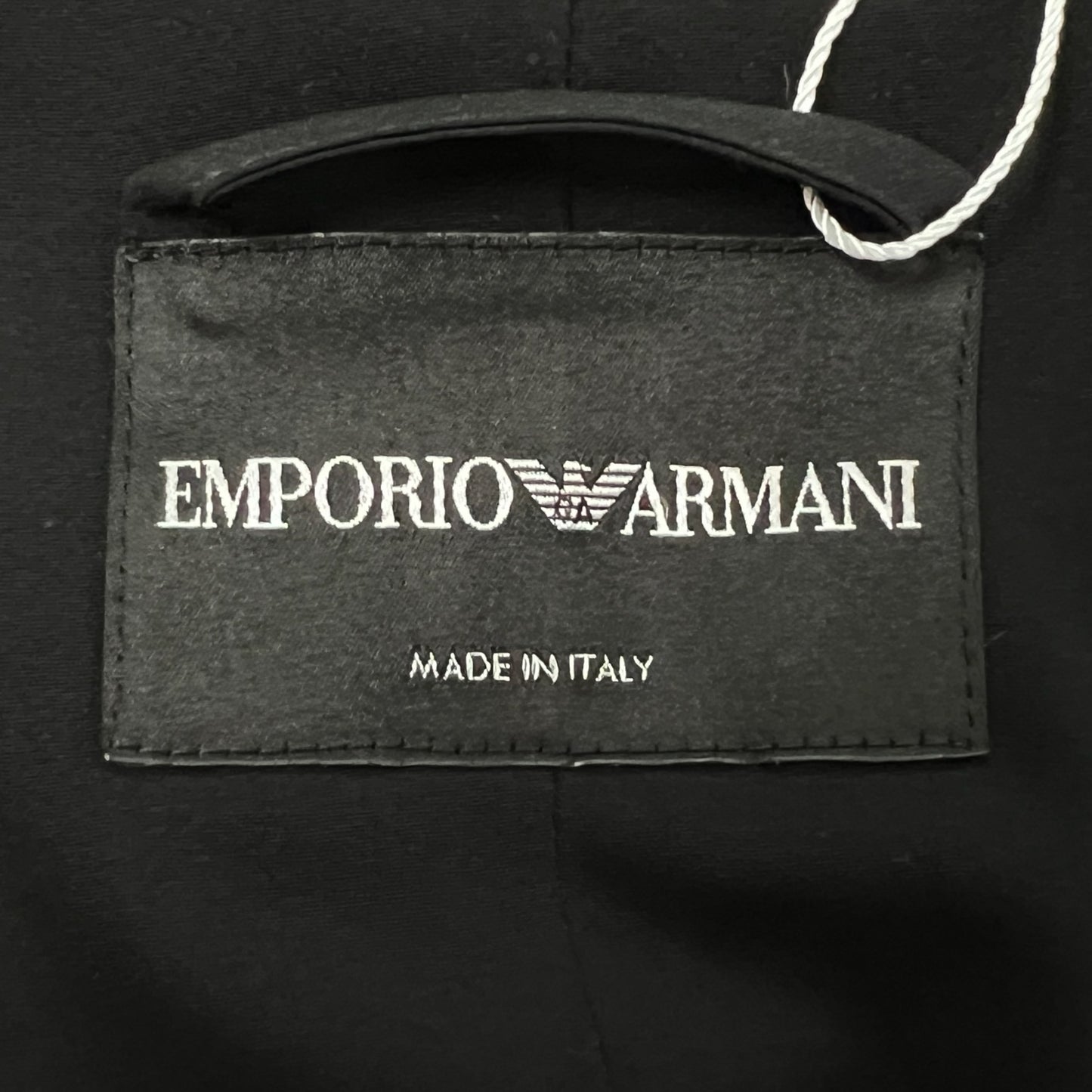 Emporio Armani Black Zip Jacket AU10 ~ IT42