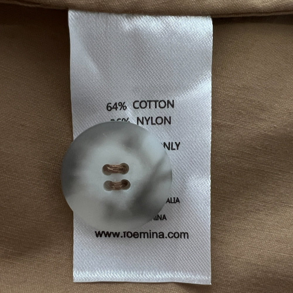 Foemina Stella II Cotton-Blend Tan Brown Trench Coat AU8-10
