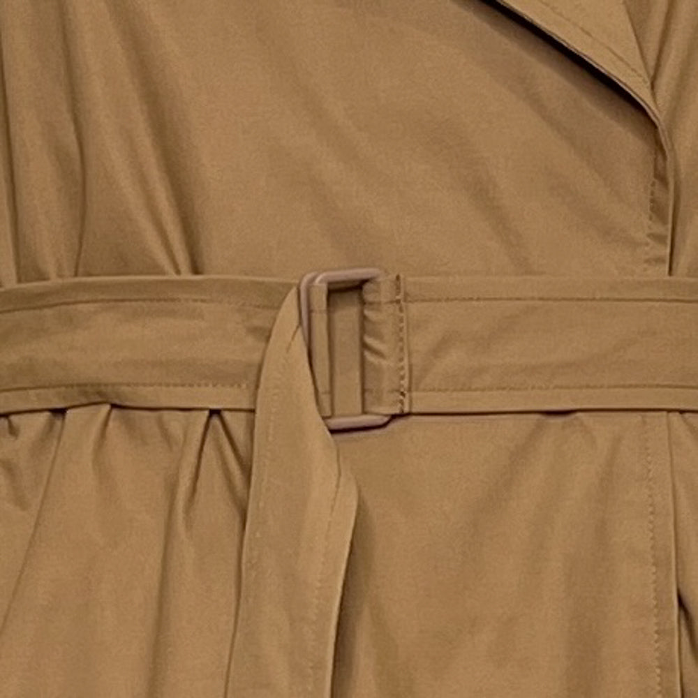Foemina Stella II Cotton-Blend Tan Brown Trench Coat AU8-10