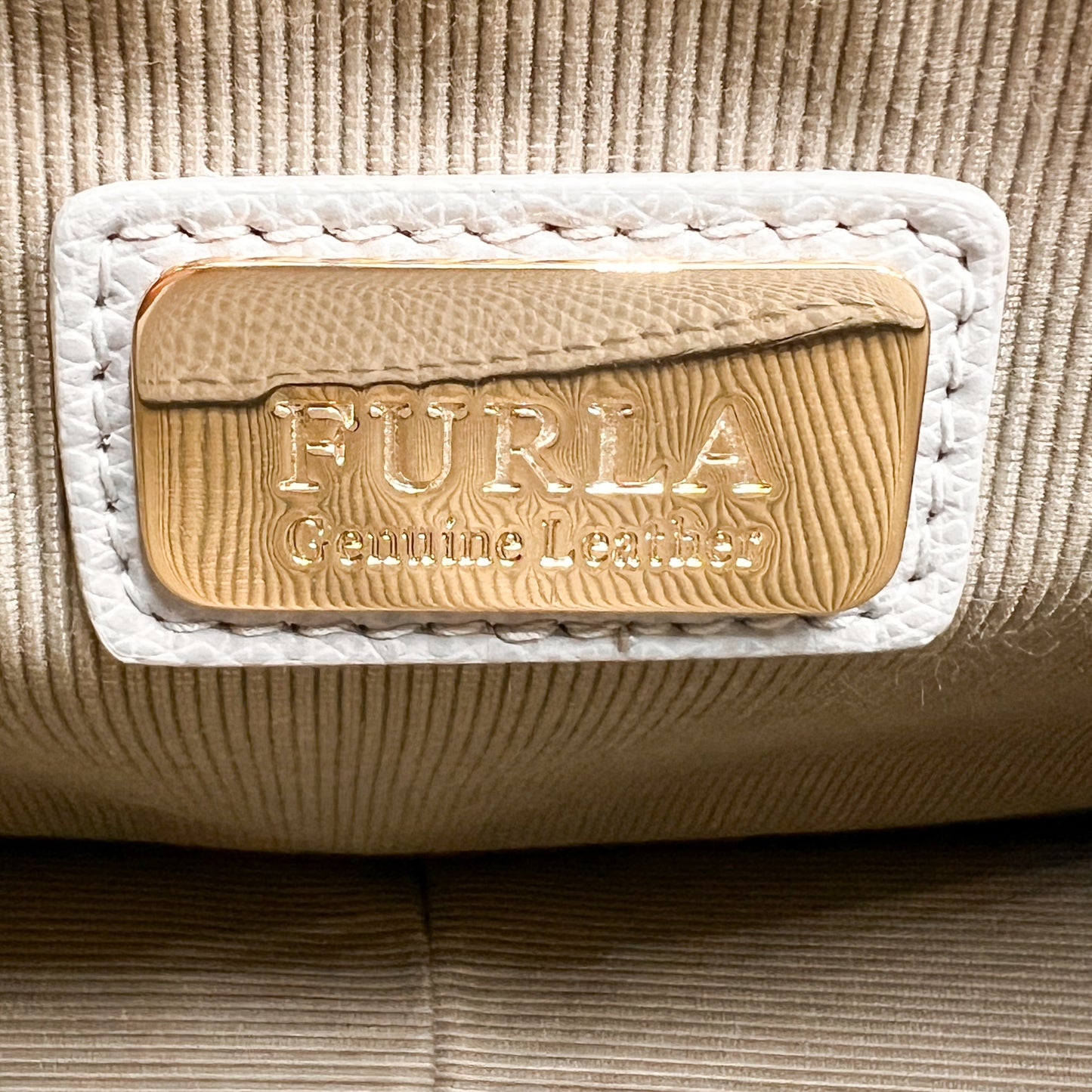 Furla Metropolis Grey Leather Crossbody & Top Handle Bag