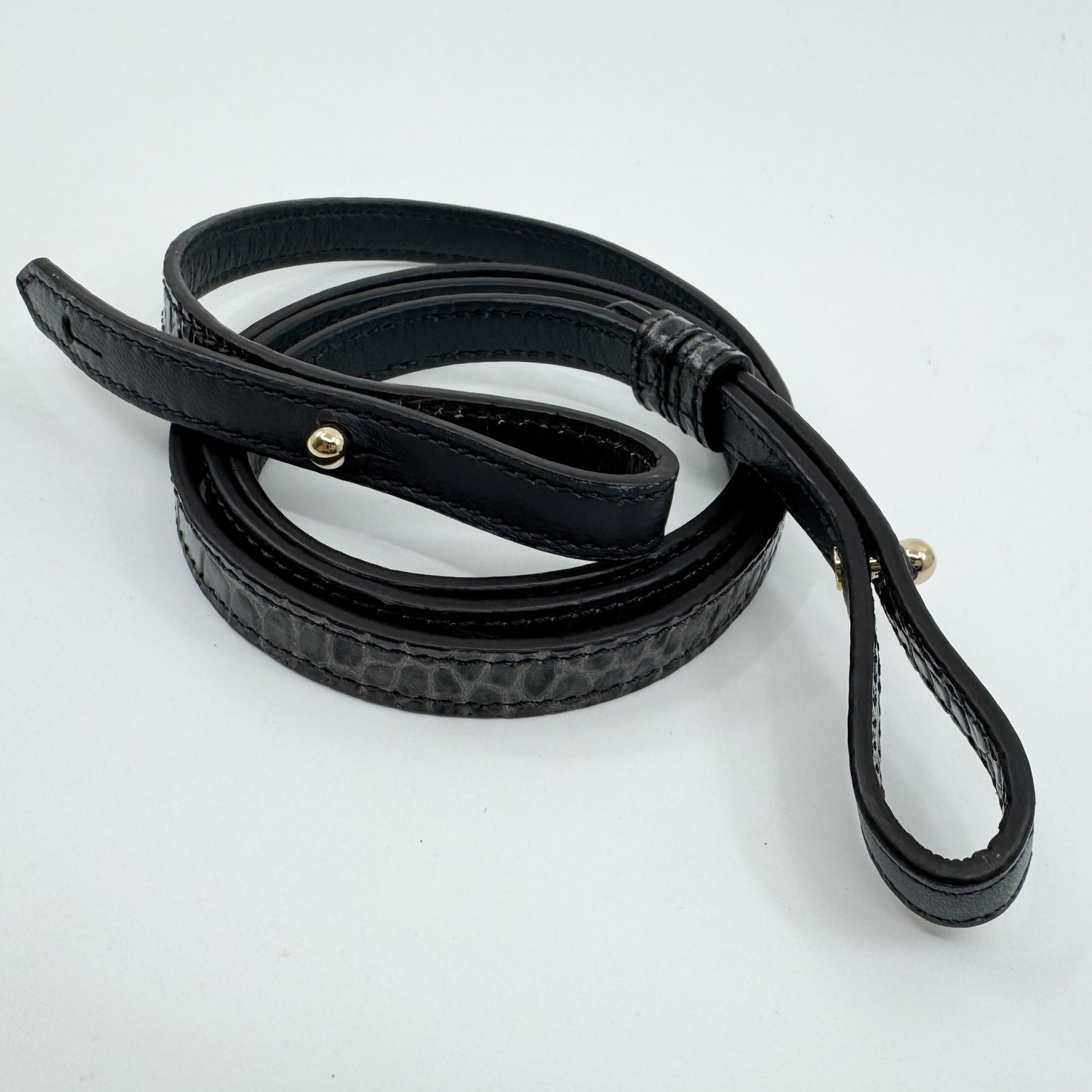 Givenchy Storm Grey Eden Mini Croc Effect Leather Bag