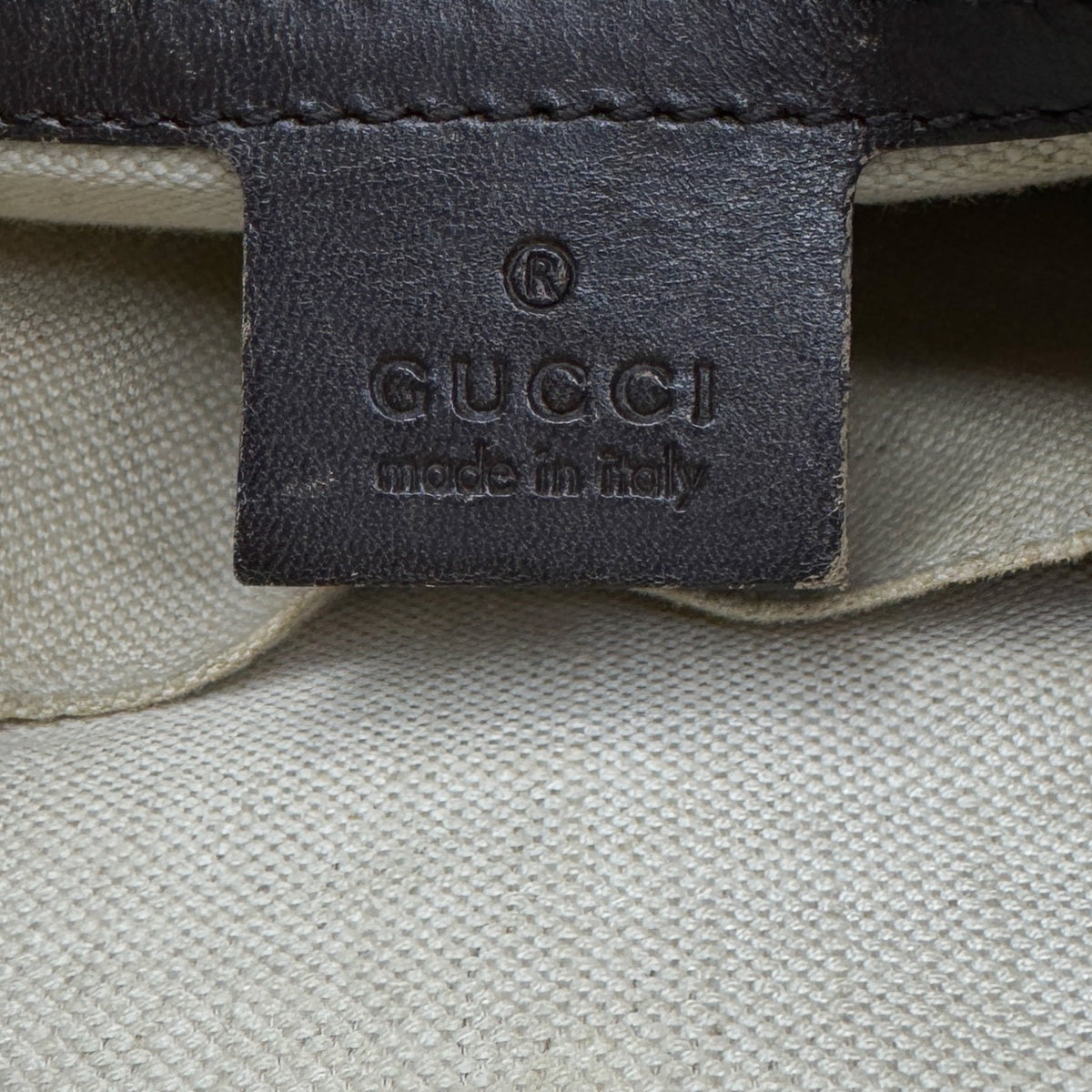 Gucci GG Canvas Leather Vintage Web Boston Bag