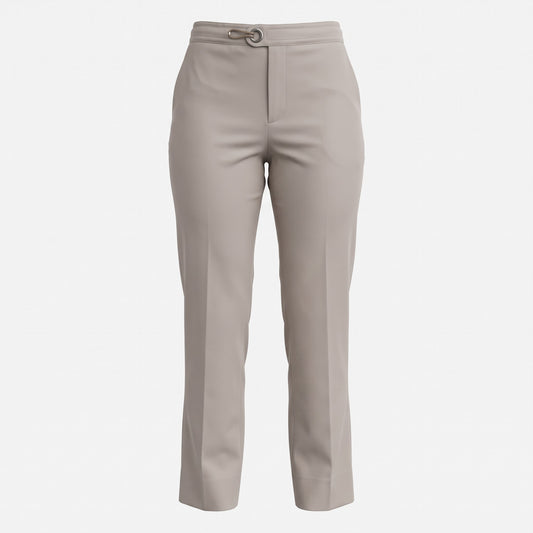Hermès Beige Cotton Gabardine Casual Pants EU40 ~ US6 ~ AU10