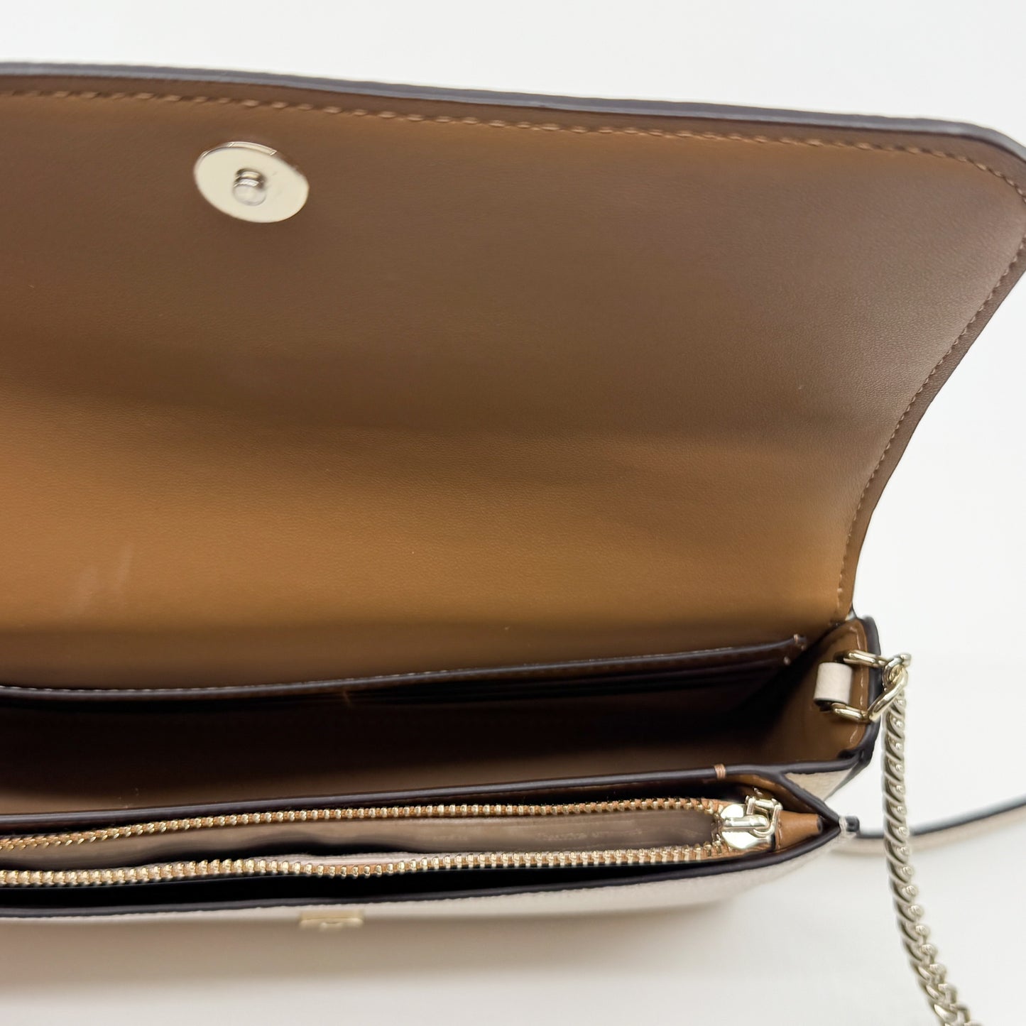 Kate Spade Off White Leather Ava Wallet Crossbody Bag
