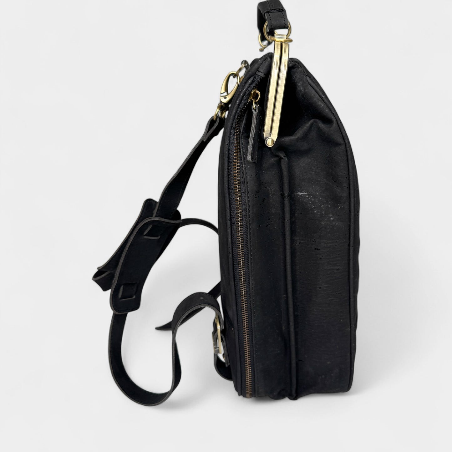 Laflore Paris Black Bobobark 3 in 1 Cork Laptop Bag