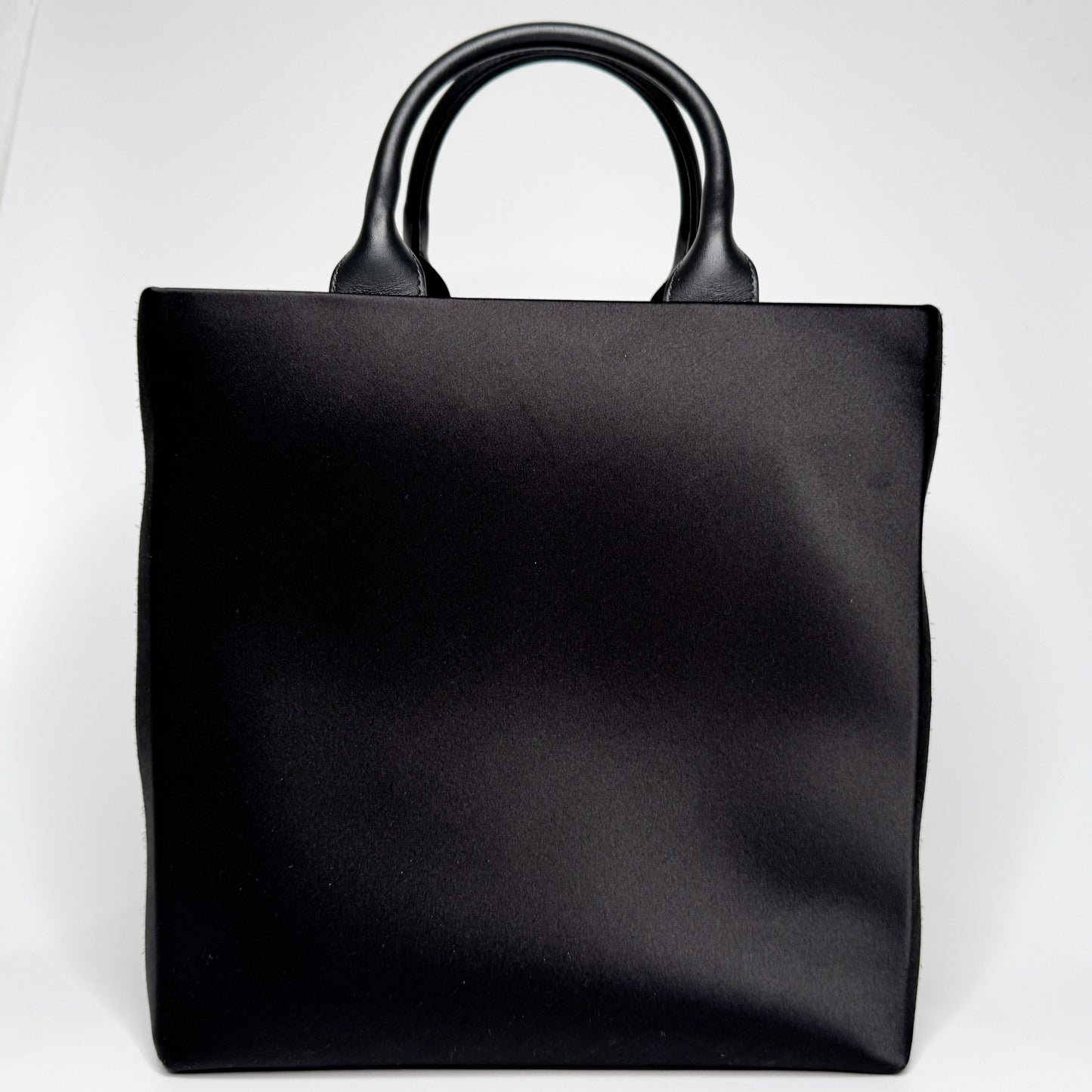 Lanvin Paris Mother & Child Black Large Shopper Tote Bag