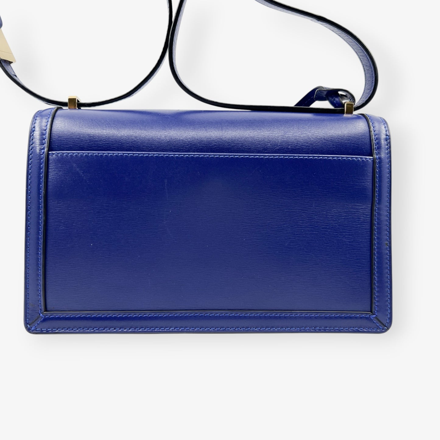 Loewe Electric Blue Leather Barcelona Shoulder Bag