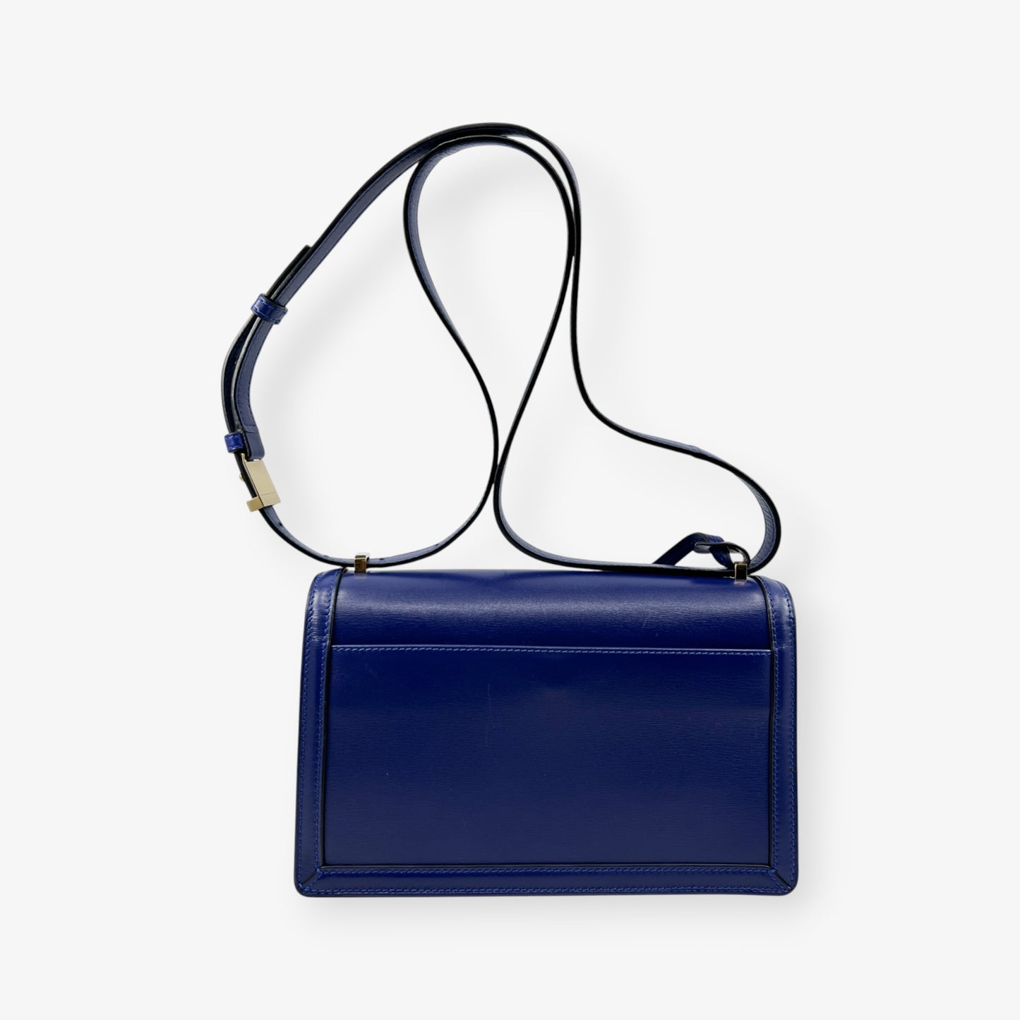 Loewe Electric Blue Leather Barcelona Shoulder Bag