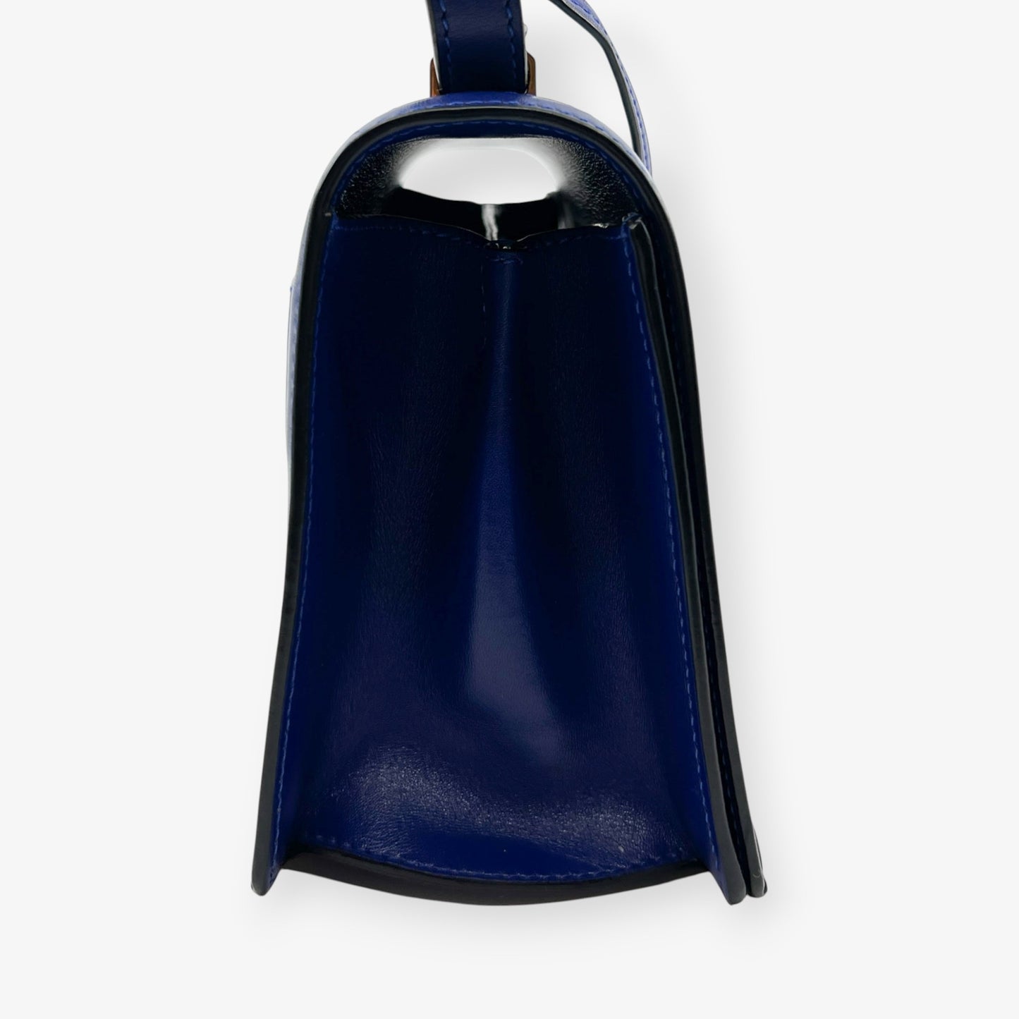 Loewe Electric Blue Leather Barcelona Shoulder Bag