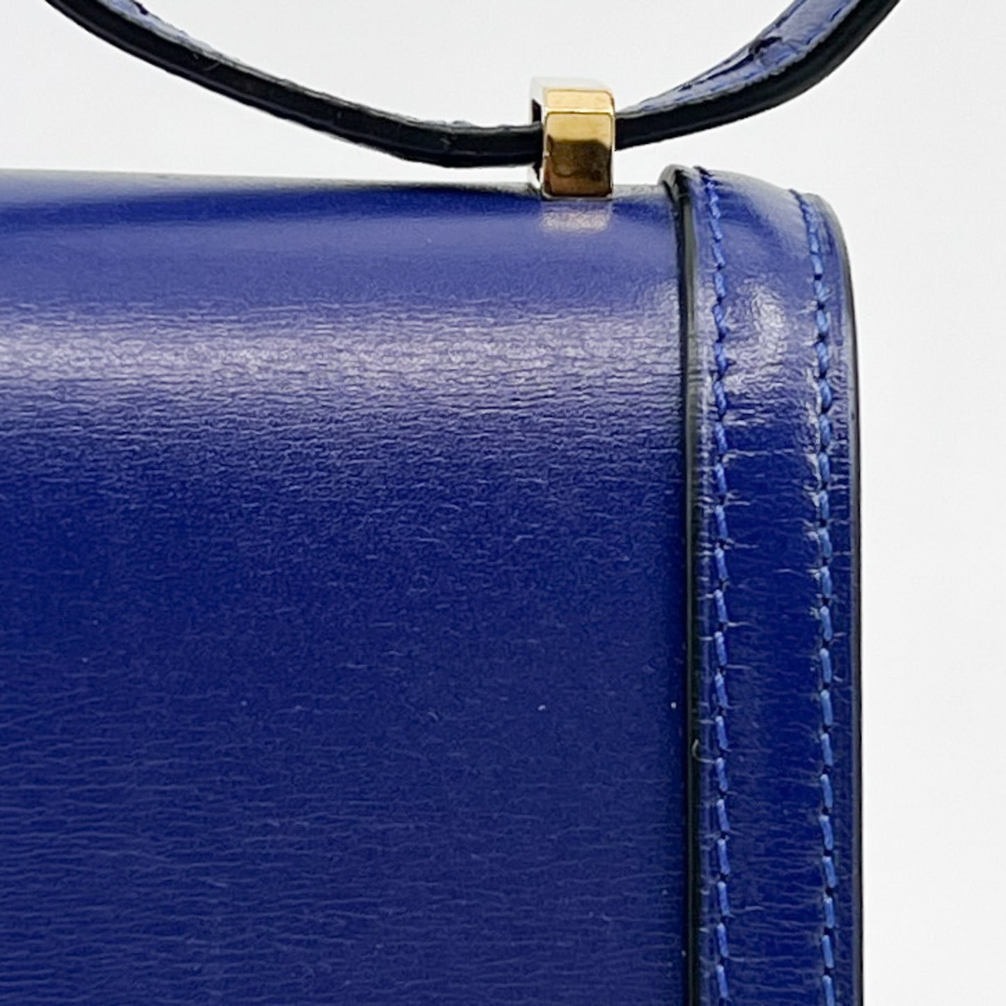 Loewe Electric Blue Leather Barcelona Shoulder Bag