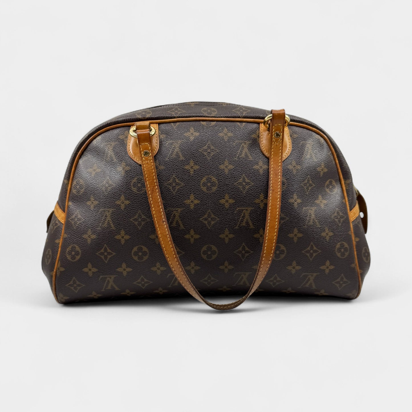 Louis Vuitton Montorgueil PM Coated Canvas Top Handle Bag