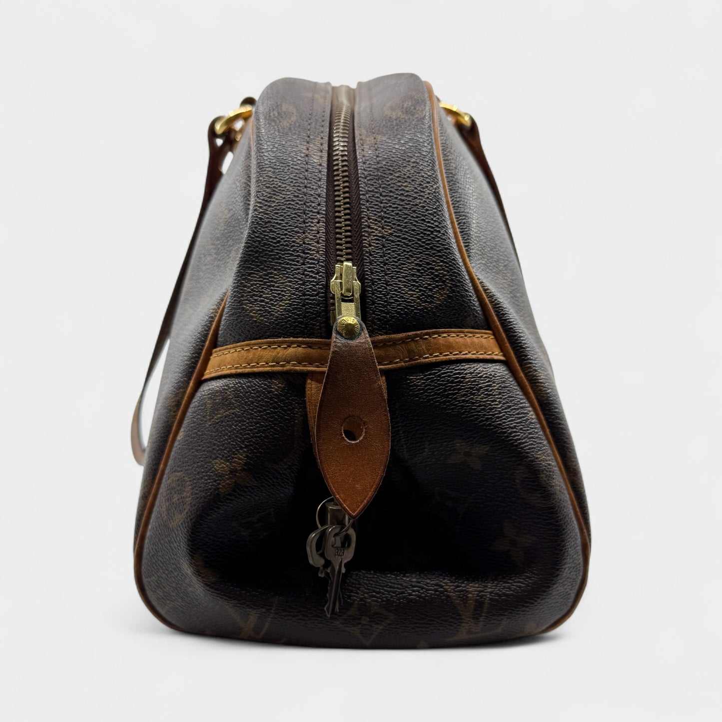 Louis Vuitton Montorgueil PM Coated Canvas Top Handle Bag