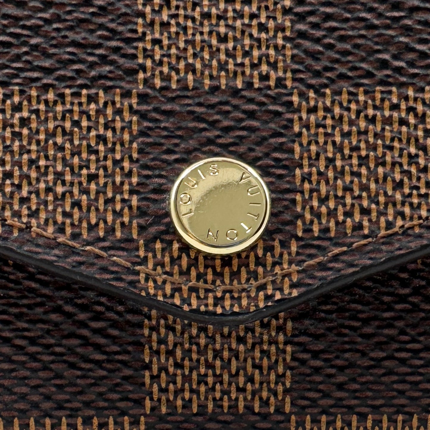 Louis Vuitton Brown Damier Ebene Sarah Wallet