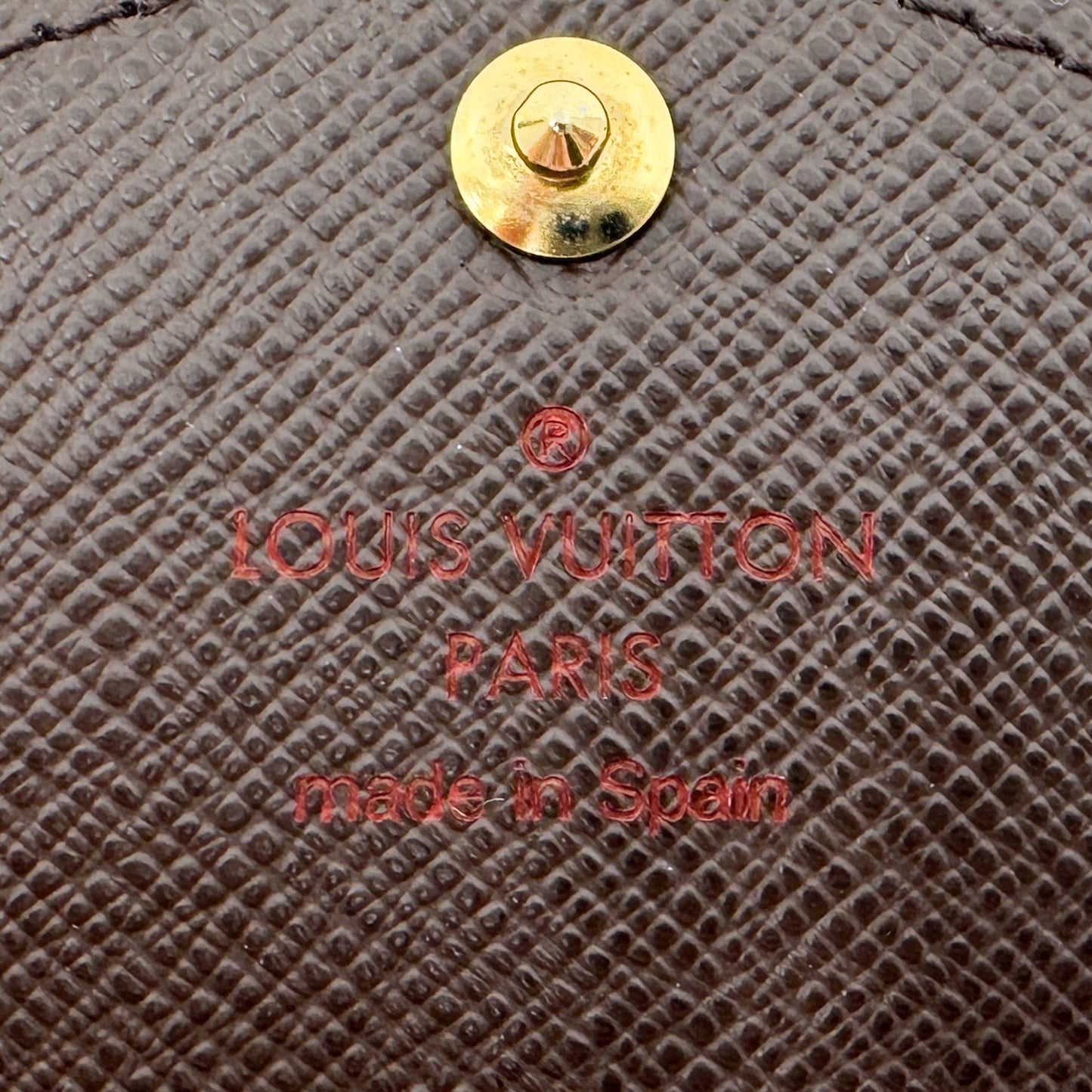 Louis Vuitton Brown Damier Ebene Sarah Wallet