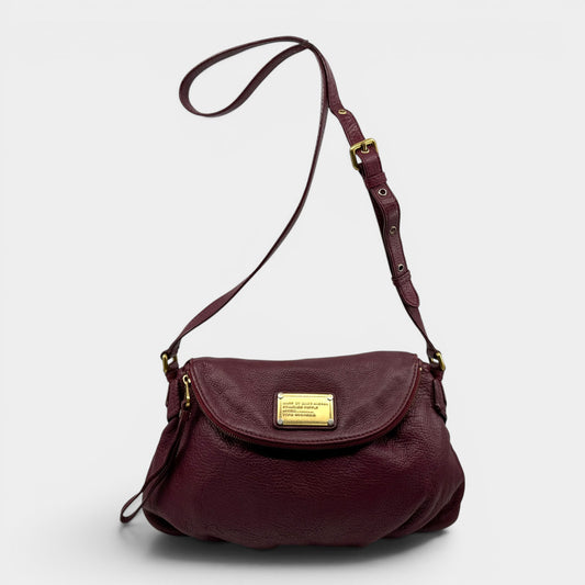 Marc by Marc Jacobs Y2K Burgundy Leather Classic Crossbody Bag