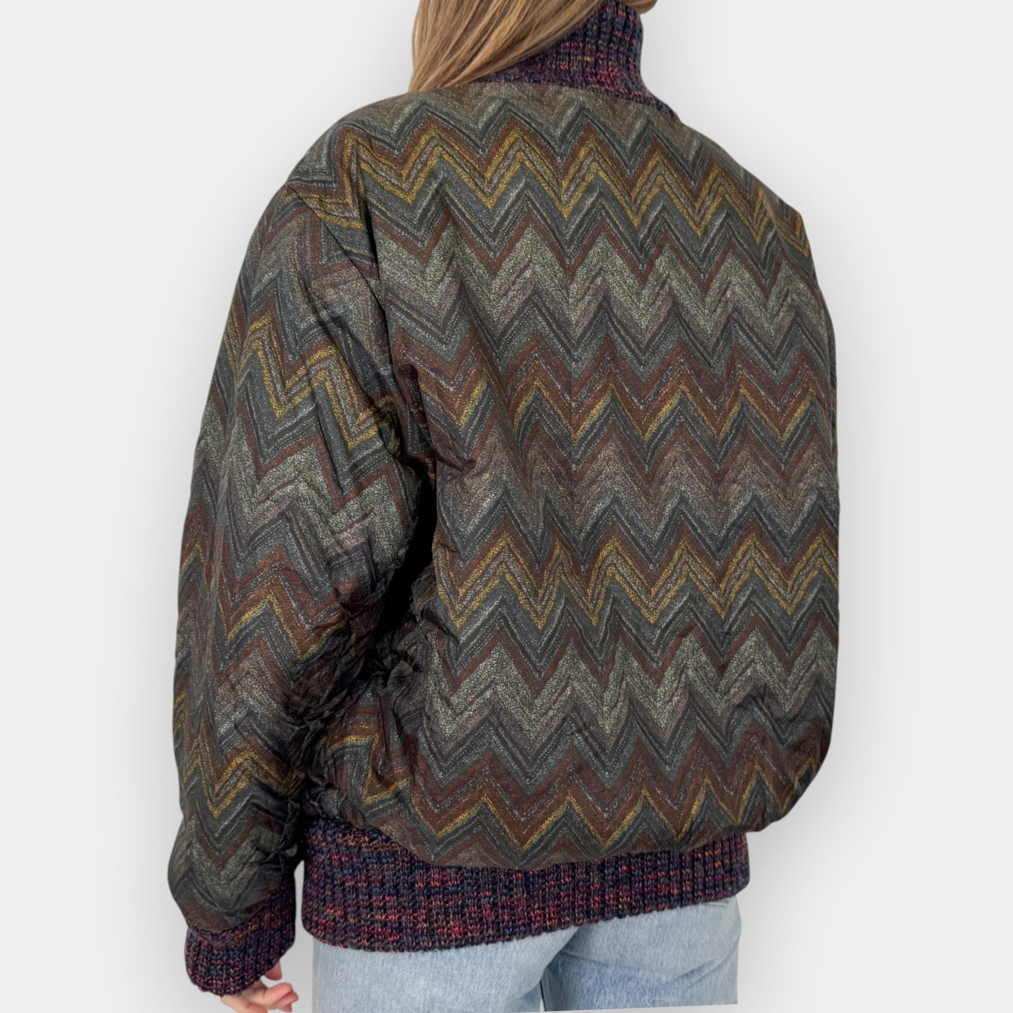Vintage Missoni Reversible Wool & Mohair Button Jacket Large IT48 ~ AU12-14-16